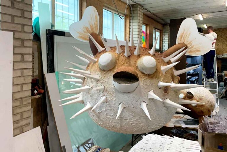 Individual sculptures for tradeshows