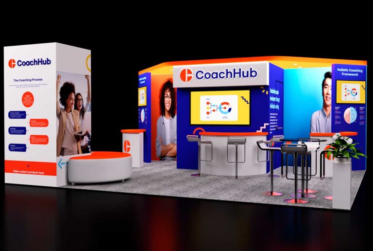 Messestanddesign für eine deutsche Ausstellung