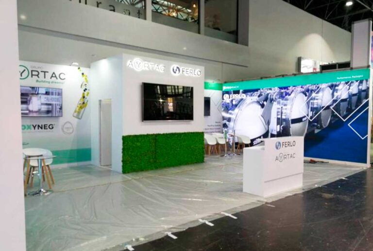 contractor for the construction of booths for exhibitions