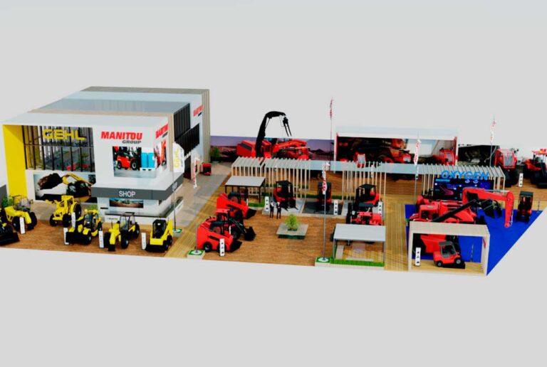 Manitou exhibition stand idea