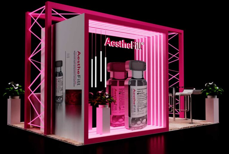 stand para ferias de belleza