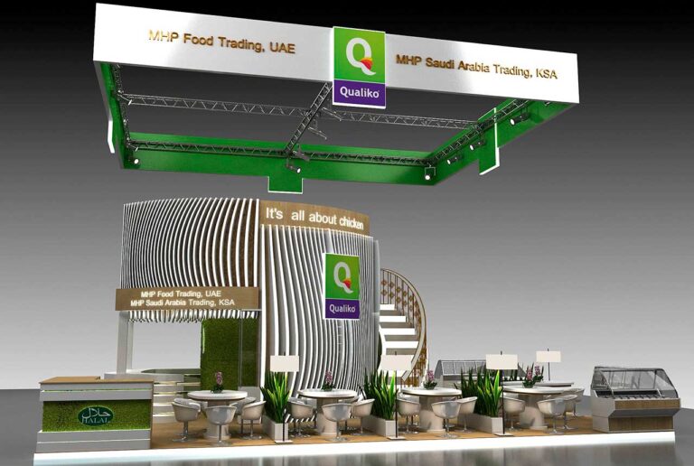 a booth building contractor in Europe