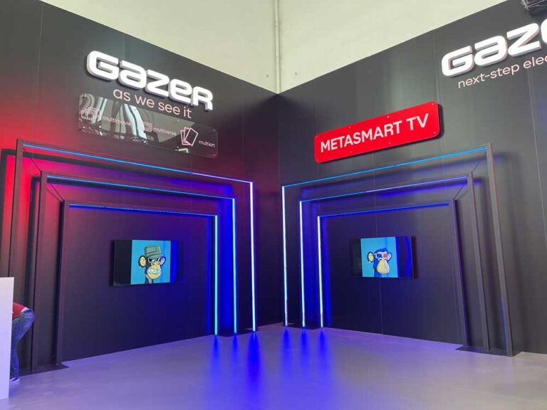 Stand de feria de Gazer