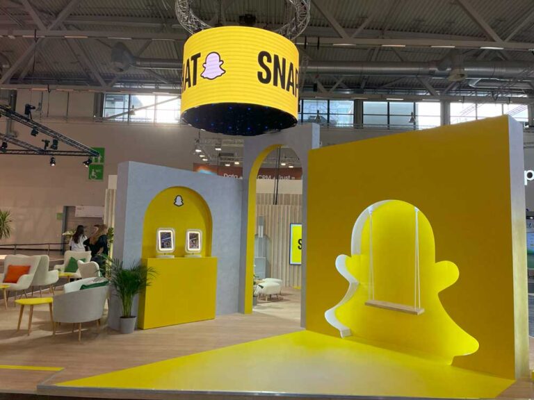 Stand de feria de Snapchat 2