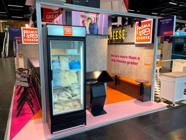 realización de un estand de exposición en Alemania en la feria Anuga