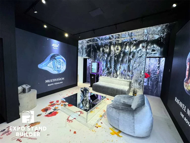 Struktur des Messestandes in Venedig 1