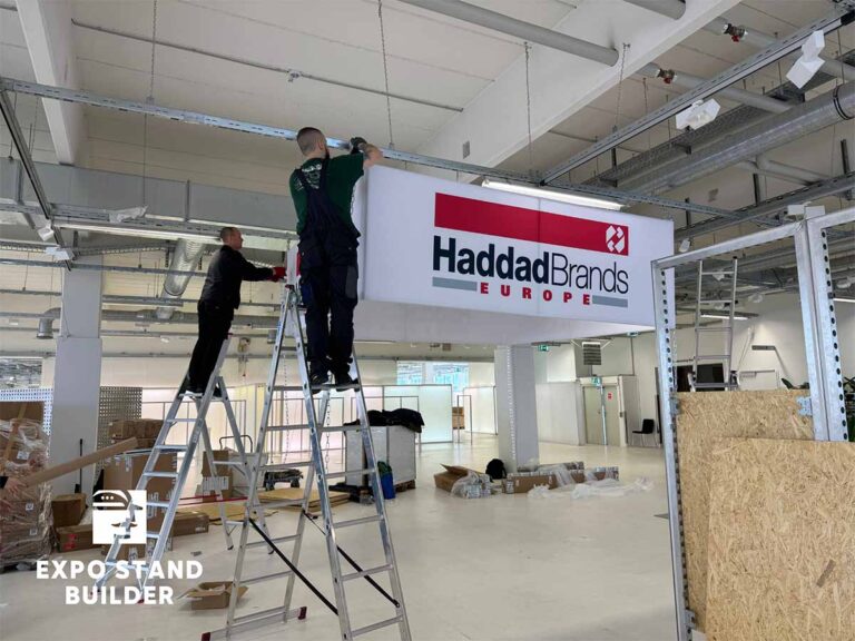 Modular booth build-up in Munich 3