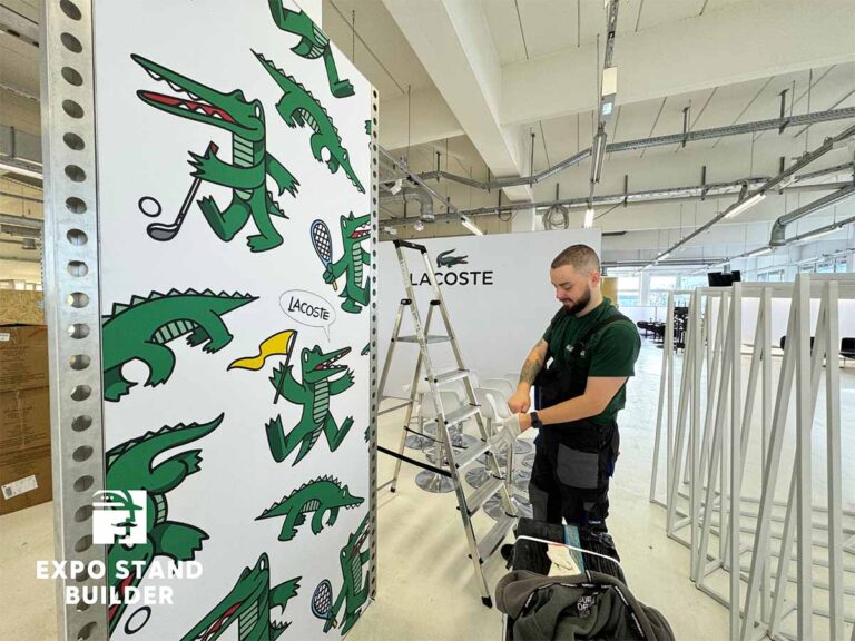 Modular booth build-up in Munich 2