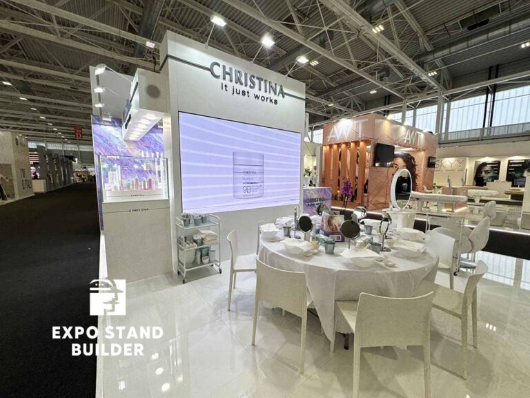 exhibition booth build in Bologna 2
